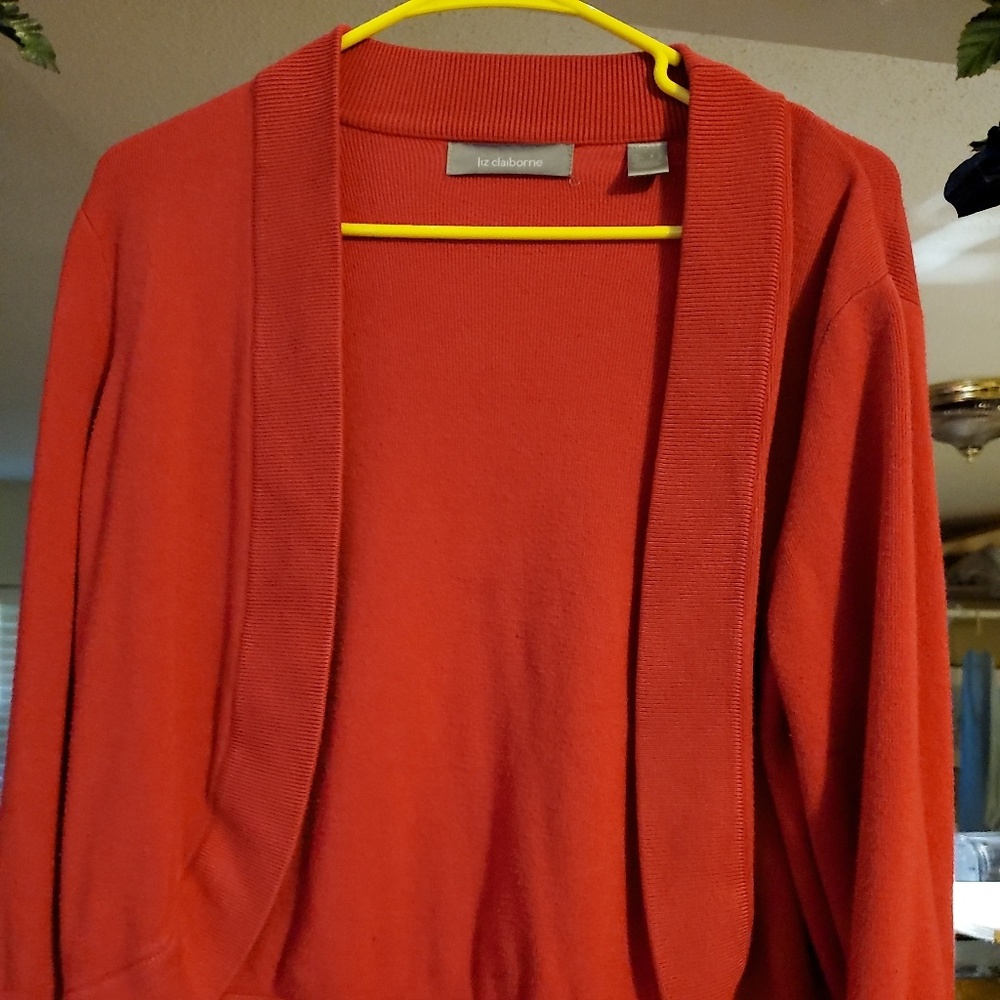 Liz Claiborne Open Red Sweater